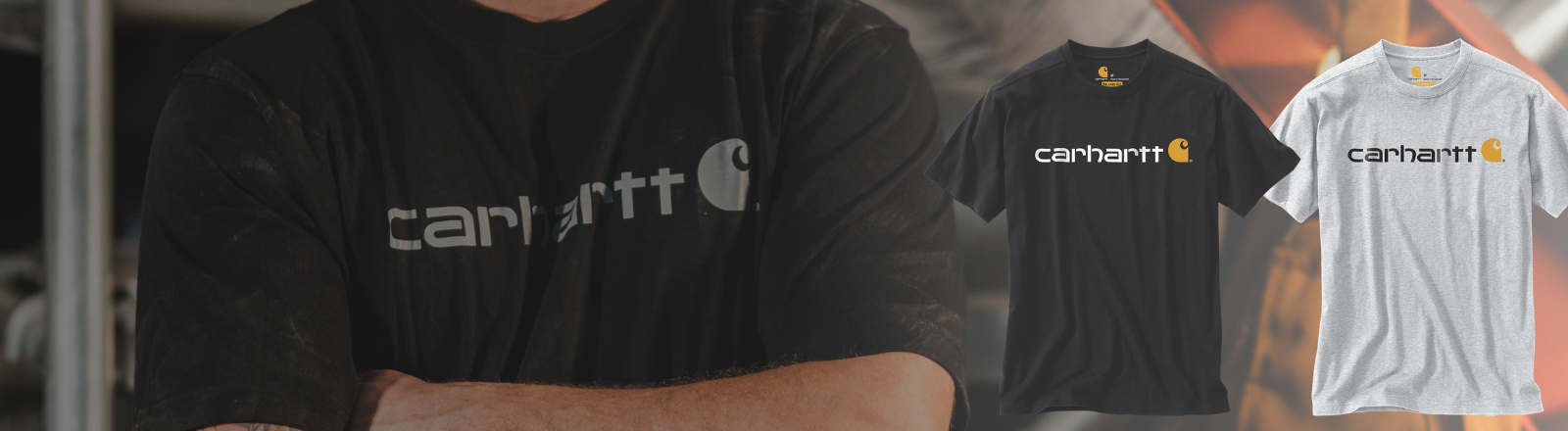 60 &Aring;RS JUBIL&AElig;UMSPRIS Carhartt Tee model 103361 i sort eller lys gr&aring;