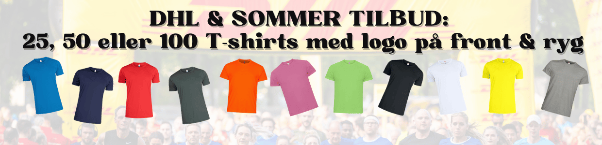 TILBUD -> Sommerklar med Active T-shirt inkl. logo