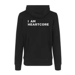 Heartcore Herre Zip Sweat, Sort (0638)