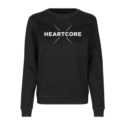 Heartcore Dame Sweat, Sort (0683)