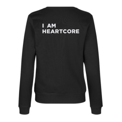 Heartcore Dame Sweat, Sort (0683)