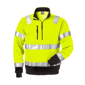 Fristads Hi Vis &frac12;Zip Sweatshirt