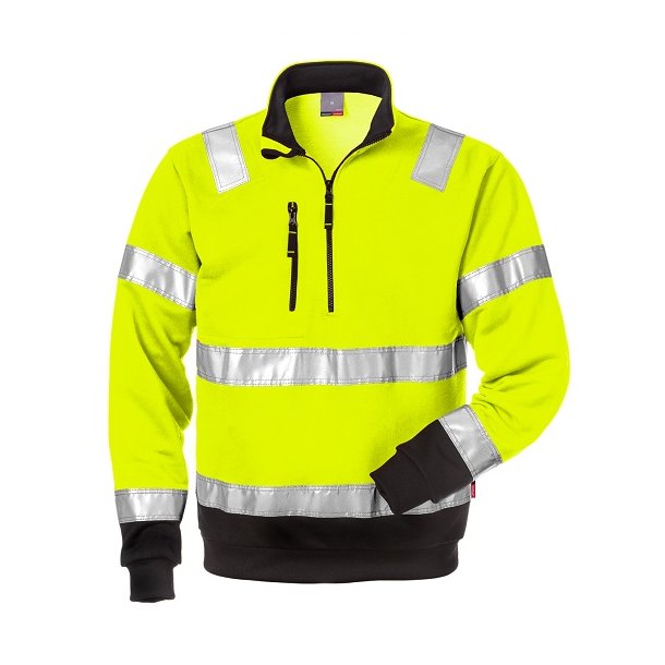 Fristads Hi Vis &frac12;Zip Sweatshirt