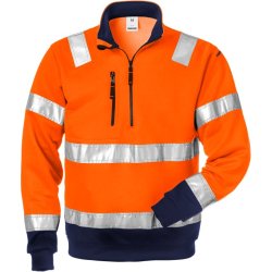 Fristads Hi Vis &frac12;Zip Sweatshirt
