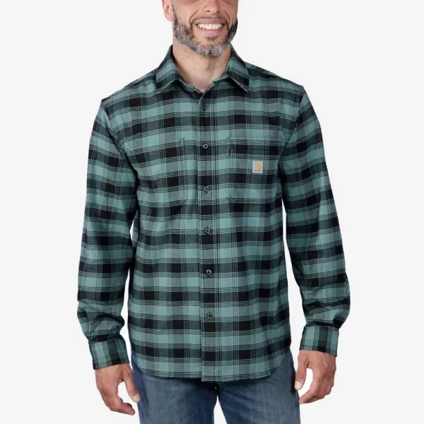 Carhartt  Flannel Skjorte 105945 Sea Pine L