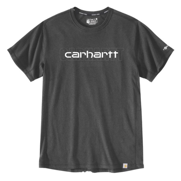 Carhartt Force Logo T-shirt 106653, Carbon Heather