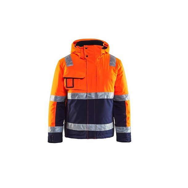 Bl�kl&auml;der High Vis Vinterjakke