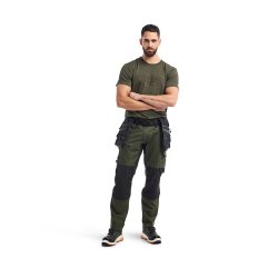 Bl�kl�der Striker H�ndv�rkerbuks med Stretch 1970