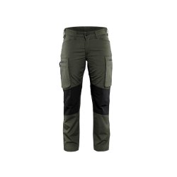 Bl�kl&auml;der Dame Stretch Servicebukser