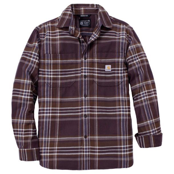 Carhartt Flannel Skjorte 107010 Dark Sepia L