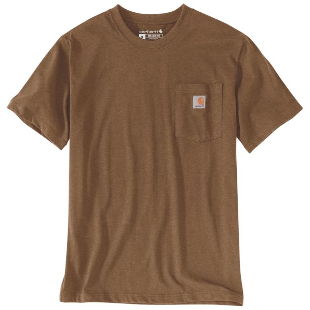 Carhartt Pocket T-shirt 103296  Oiled Walnut Heather L