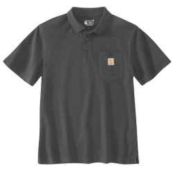 Carhartt Midweight kortrmet Polo med lomme 106685