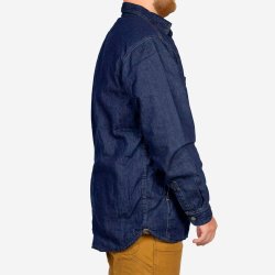 Carhartt Denim Foret Fleece Skjortejakke 105605