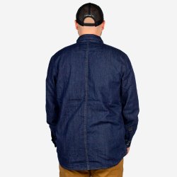 Carhartt Denim Foret Fleece Skjortejakke 105605