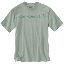 60 �rs Jubi-Pris: Carhartt Core Logo T-shirt 103361, Farve: Black, Heather Grey, Seabrook