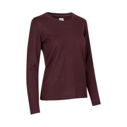 ID Strik Pullover 0640 Bordeaux