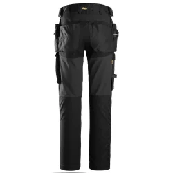 Snickers Stretch Arbejdsbukser med kn�puder og hylsterlommer 6590