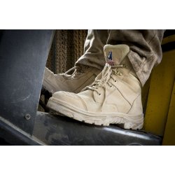 Steel Blue Southern Cross Sikkerhedsst�vler med lynl�s