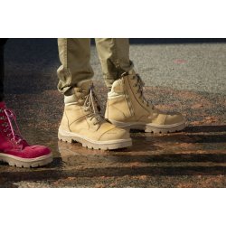 Steel Blue Southern Cross Sikkerhedsst�vler med lynl�s