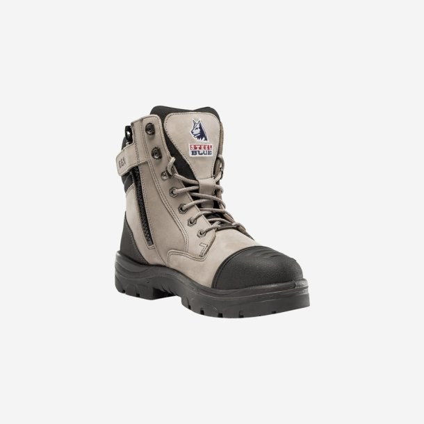 Steel Blue Southern Cross Sikkerhedsst�vler med lynl�s