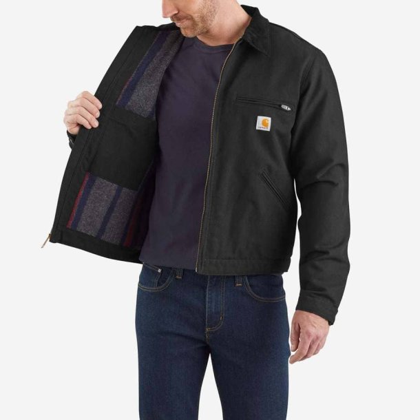 Carhartt Duck Detroit Jakke 103828 Black L